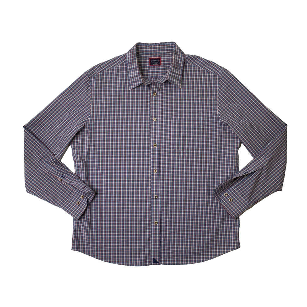 UNTUCKit Shirt Mens XL Extra Large Fabiano Wrinkle Free Point Collar Button Up
